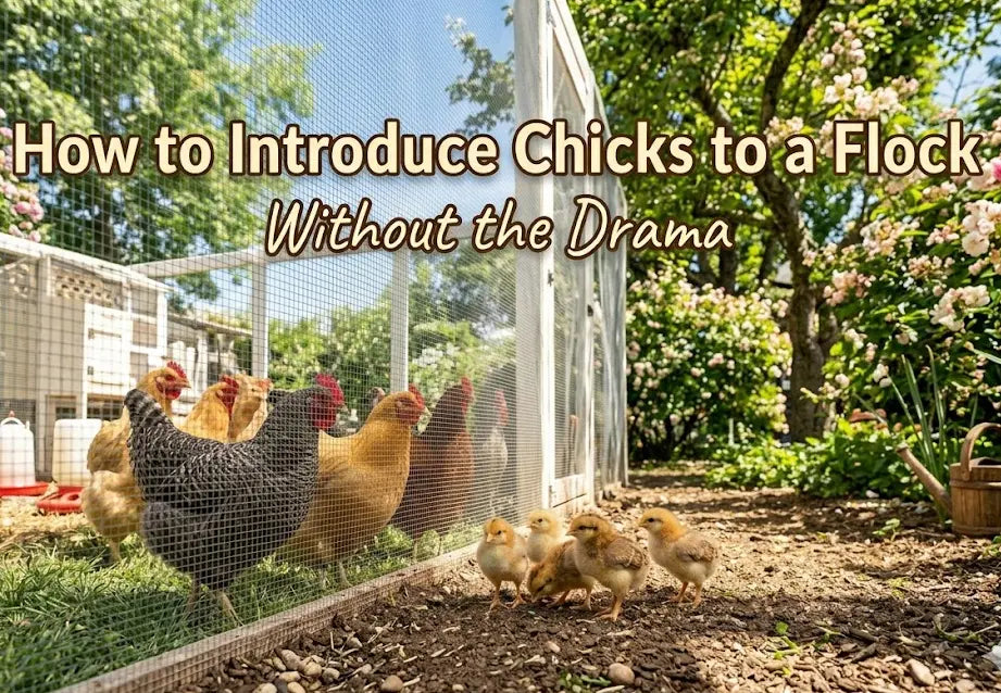 Introduce Chicks to a Flock