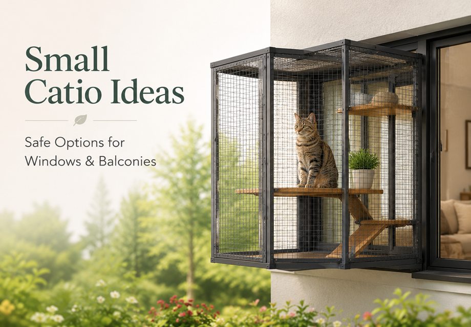 Small Catio Ideas: Big Outdoor Enrichment in a Small Space