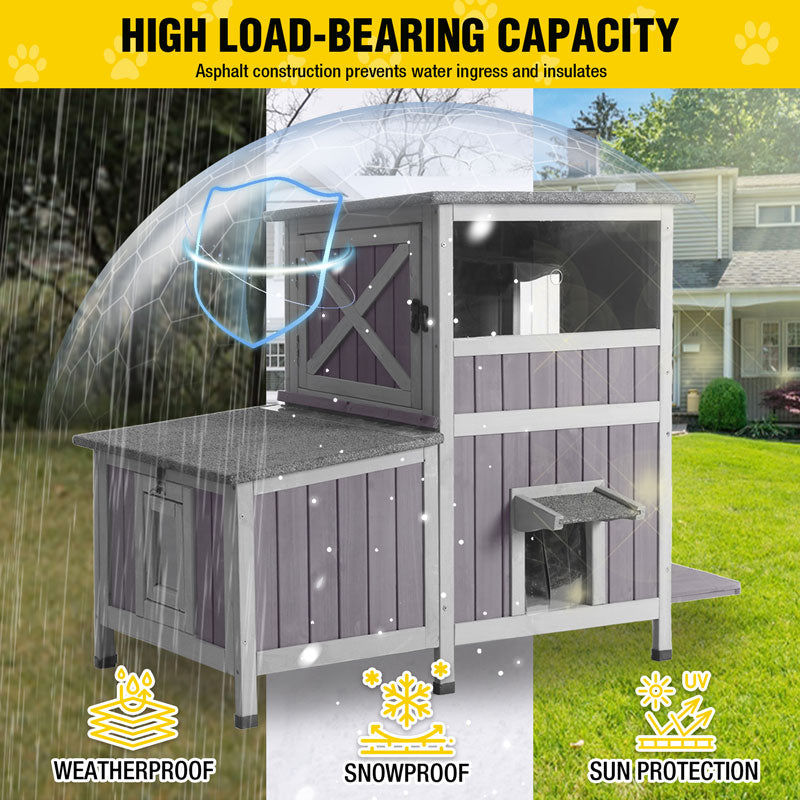 Aivituvin-AIR7033-IN-HP Heated Winter-Proof Feral Cat House | Insulation Liner
