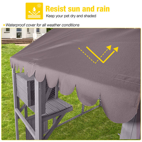 Aivituvin-AIR52-M Outdoor Cat Run | Large Cat Enclosure