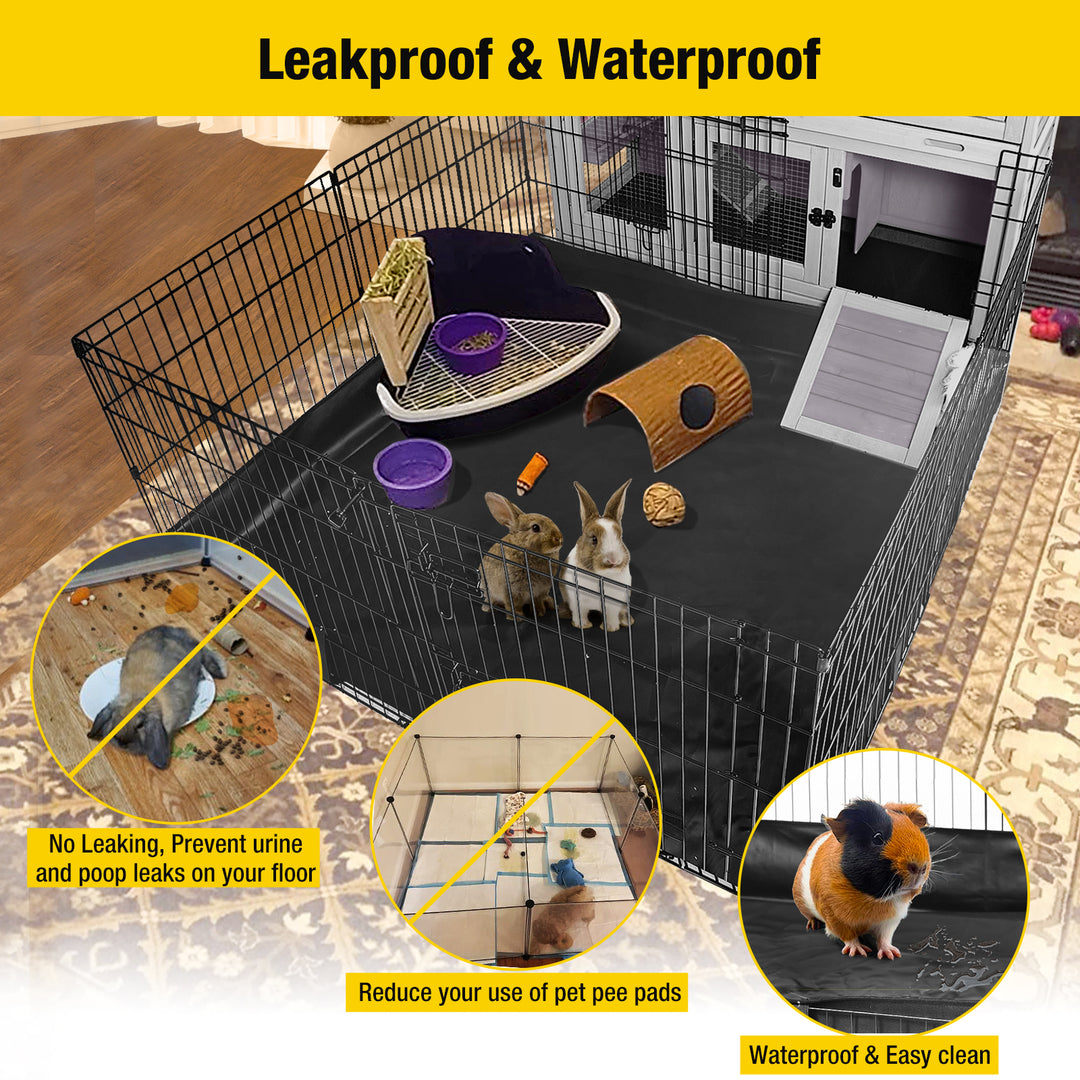 Aivituvin-AIR71 Portable Pet Playpen| Small Pet Playpen with Floor