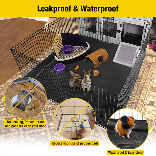 Aivituvin-AIR71 Portable Pet Playpen| Small Pet Playpen with Floor