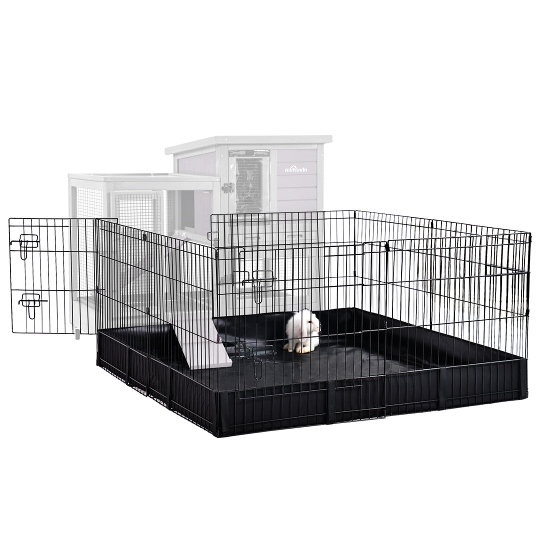 Aivituvin-AIR71 Portable Pet Playpen| Small Pet Playpen with Floor