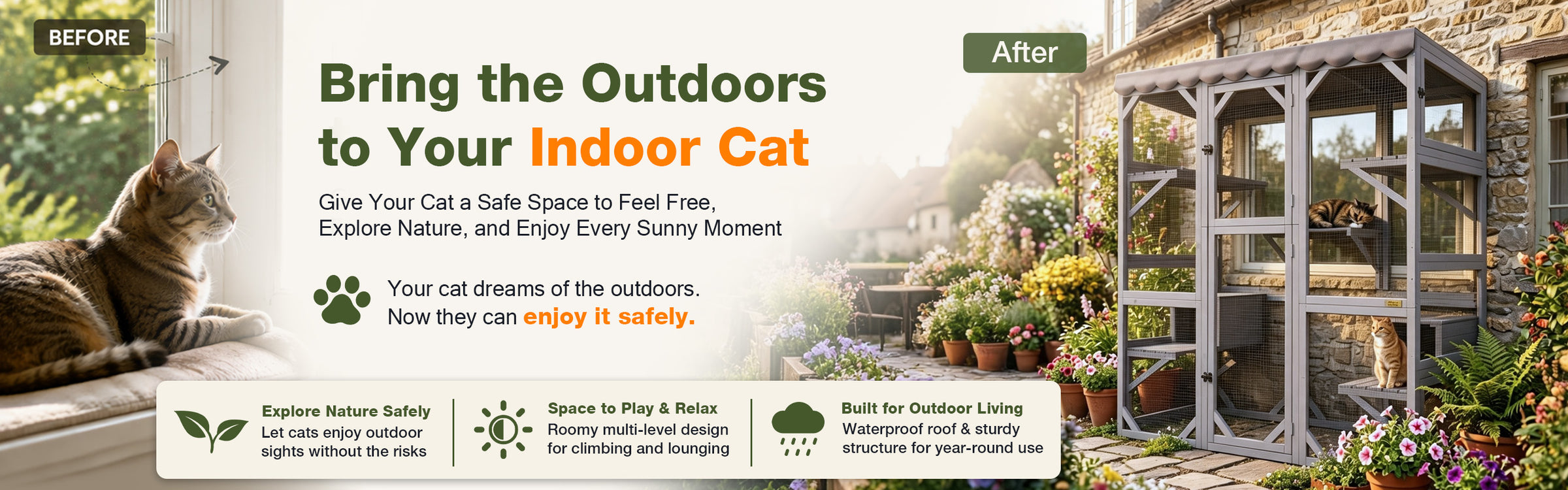 Catios & Outdoor Cat Enclosures