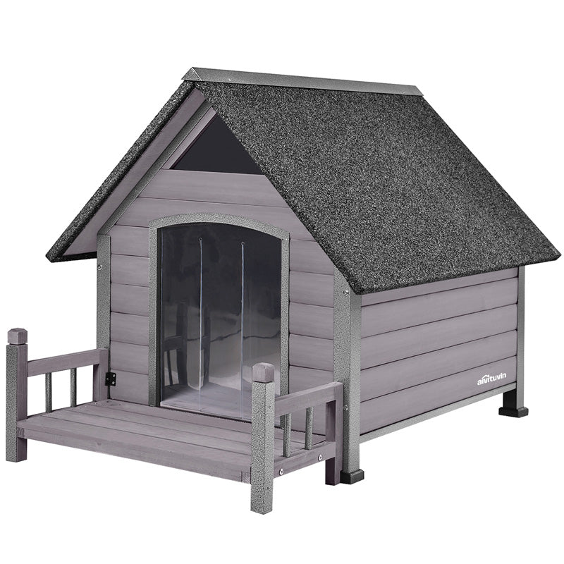 Aivituvin-AIR80/81 Outdoor Dog House with Porch| Strong Iron Frame