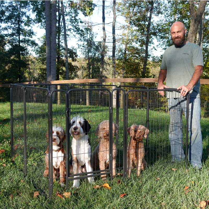 Aivituvin-AIR50/51 Dog Exercise Pen | Outdoor&Indoor Portable Pet Puppy Playpen